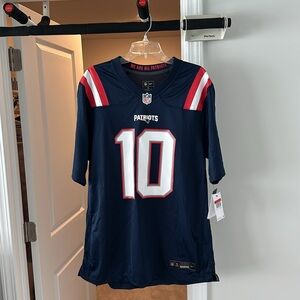 Authentic Drake Maye New England Patriots Jersey Men’s Large